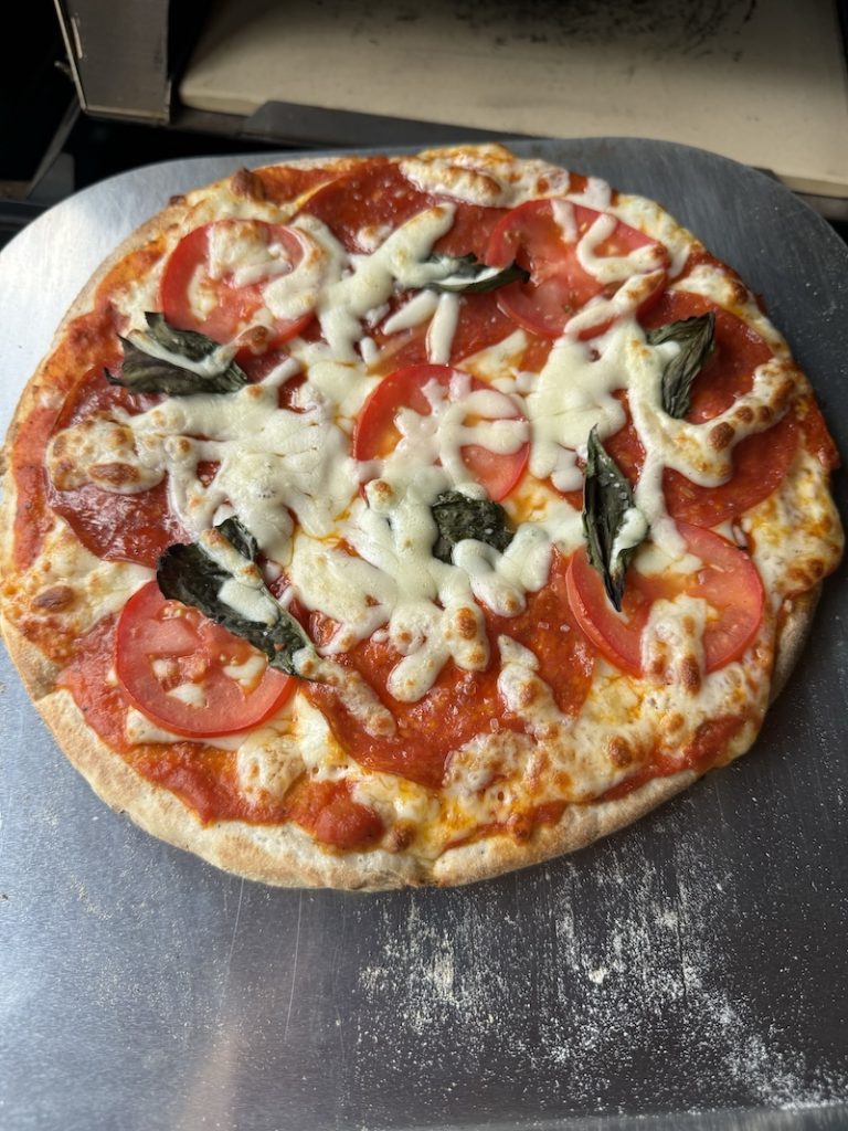 Traeger Smoked Stanbroil Margherita Pizza